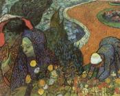 文森特威廉梵高 - 埃顿花园的记忆，阿尔勒的女人